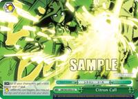 Citron Call CC waifu card — Weiss Schwarz