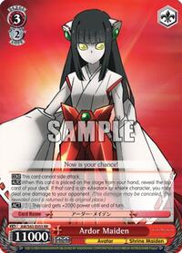 Ardor Maiden RR waifu card — Weiss Schwarz