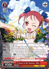 Niko SR waifu card — Weiss Schwarz