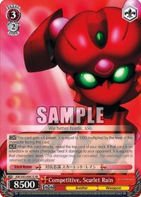 Scarlet Rain SR waifu card — Weiss Schwarz