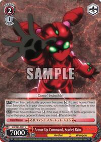 Scarlet Rain U waifu card — Weiss Schwarz