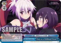 Duty as a Childhood Friend CC waifu card — Weiss Schwarz