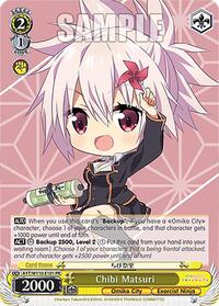 Chibi Matsuri Promo waifu card — Weiss Schwarz