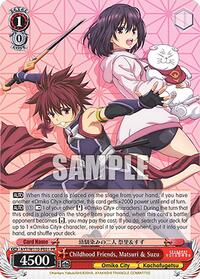 Matsuri & Suzu (Foil) Promo waifu card — Weiss Schwarz