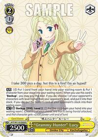 "Grammy Hunter" Lucy R waifu card — Weiss Schwarz