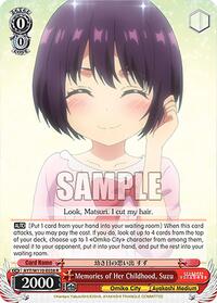 Suzu R waifu card — Weiss Schwarz