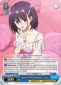 Suzu RR waifu card — Weiss Schwarz