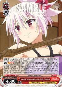 Matsuri RRR waifu card — Weiss Schwarz