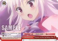Resolve to Give Up Being a Guy RRR waifu card — Weiss Schwarz