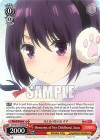 Suzu SR waifu card — Weiss Schwarz