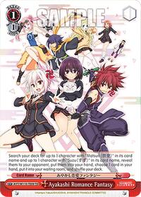 Ayakashi Romance Fantasy TrialDeck waifu card — Weiss Schwarz