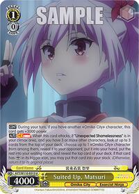 Matsuri U waifu card — Weiss Schwarz