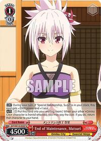 Matsuri U waifu card — Weiss Schwarz