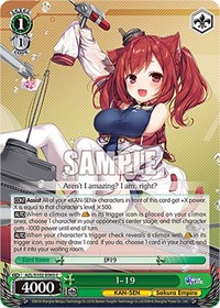 I-19 C waifu card — Weiss Schwarz