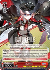 Seydlitz C waifu card — Weiss Schwarz