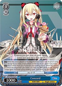 Concord C waifu card — Weiss Schwarz