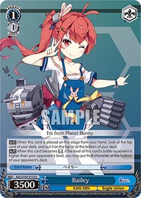 Bailey C waifu card — Weiss Schwarz