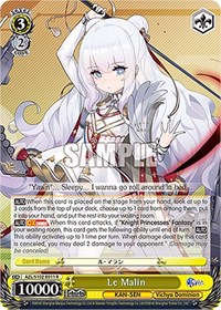 Le Malin R waifu card — Weiss Schwarz