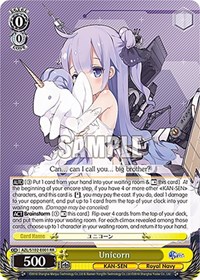 Unicorn RR waifu card — Weiss Schwarz