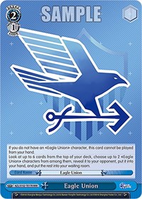 Eagle Union RRR waifu card — Weiss Schwarz