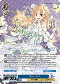 Cleveland SCR waifu card — Weiss Schwarz