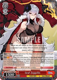 Graf Zeppelin SR waifu card — Weiss Schwarz