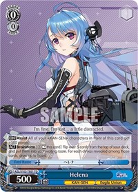 Helena TrialDeck waifu card — Weiss Schwarz