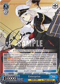 Enterprise TrialDeck waifu card — Weiss Schwarz