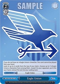 Eagle Union TrialDeck waifu card — Weiss Schwarz