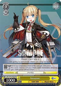 Amazon TrialDeck waifu card — Weiss Schwarz