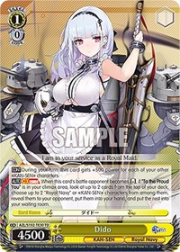 Dido TrialDeck waifu card — Weiss Schwarz
