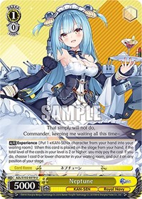 Neptune U waifu card — Weiss Schwarz
