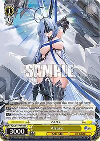 Alsace C waifu card — Weiss Schwarz