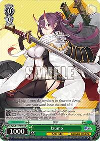 Izumo C waifu card — Weiss Schwarz