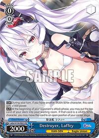 Laffey (PR) Promo waifu card — Weiss Schwarz