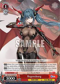 Regensburg R waifu card — Weiss Schwarz