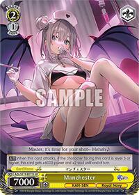 Manchester (SR) SR waifu card — Weiss Schwarz