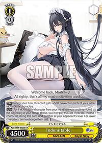 Indomitable SR waifu card — Weiss Schwarz