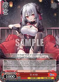 U-410 (SR) SR waifu card — Weiss Schwarz