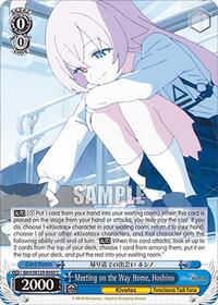 Hoshino C waifu card — Weiss Schwarz