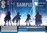 Cleaning & Clearing CR waifu card — Weiss Schwarz
