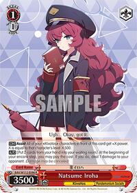 Natsume Iroha R waifu card — Weiss Schwarz