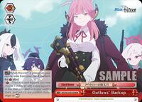 Outlaws' Backup RRR waifu card — Weiss Schwarz