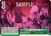 Arius Squad RRR waifu card — Weiss Schwarz