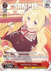 Wanibuchi Akari RRR waifu card — Weiss Schwarz