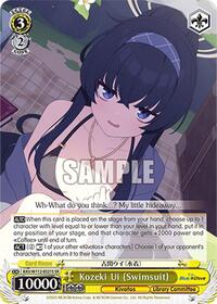 Kozeki Ui (Swimsuit) SR waifu card — Weiss Schwarz