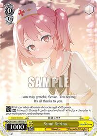 Sumi Serina SR waifu card — Weiss Schwarz