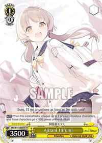Ajitani Hifumi SR waifu card — Weiss Schwarz