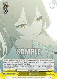 Tea Party SR waifu card — Weiss Schwarz