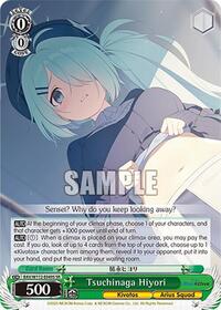 Tsuchinaga Hiyori (SR) SR waifu card — Weiss Schwarz